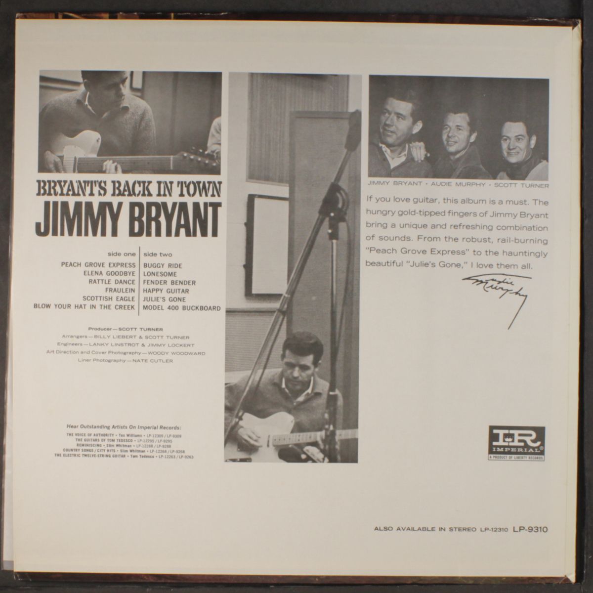 bryant's back in town by JIMMY BRYANT