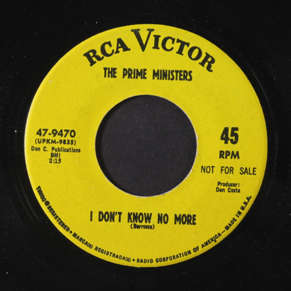 i don't know no more / make-up by PRIME MINISTERS