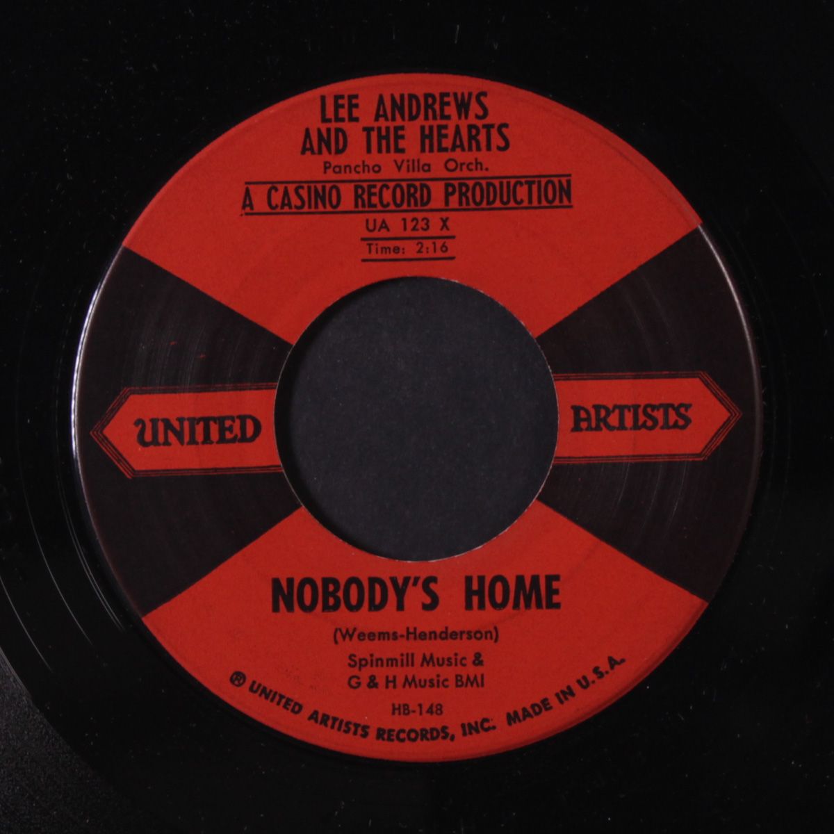 try the impossible / nobody's home by LEE ANDREWS & HEARTS