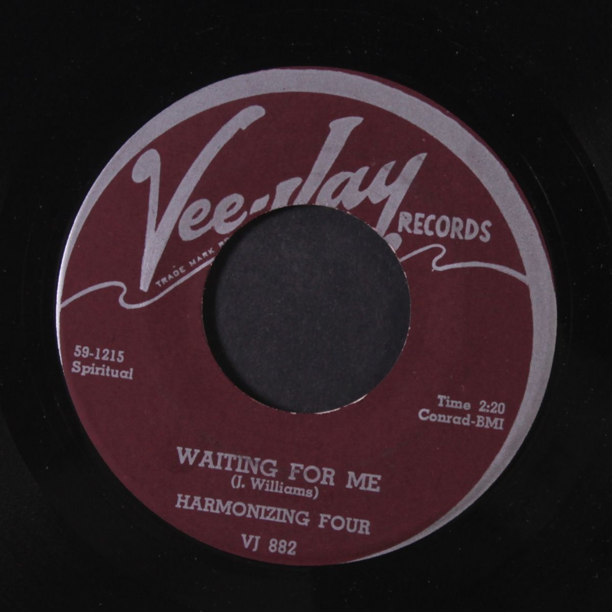 waiting for me / all aboard lets go by HARMONIZING FOUR