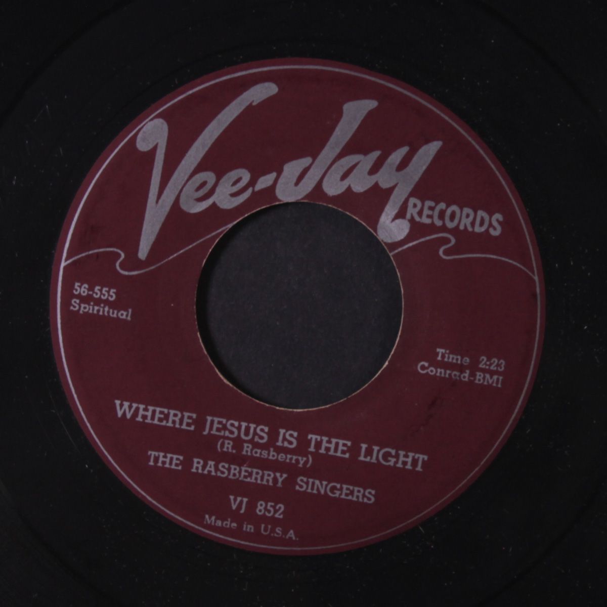 where jesus is the light / let's spread the news by RASBERRY SINGERS