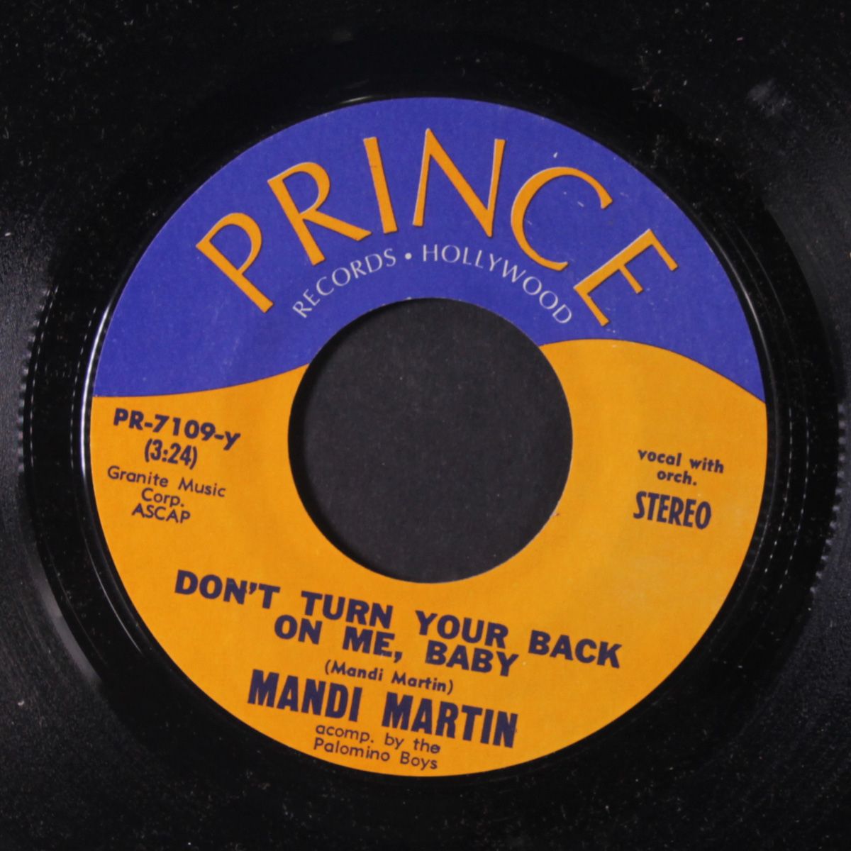 nice girl / don't turn your back on me, baby by MANDI MARTIN