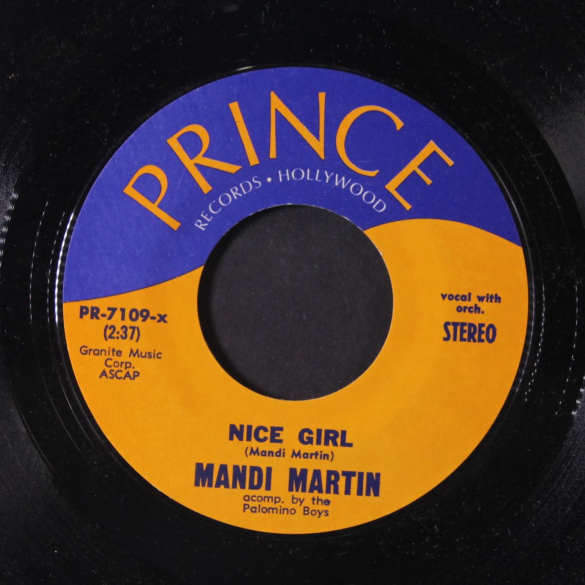 nice girl / don't turn your back on me, baby by MANDI MARTIN