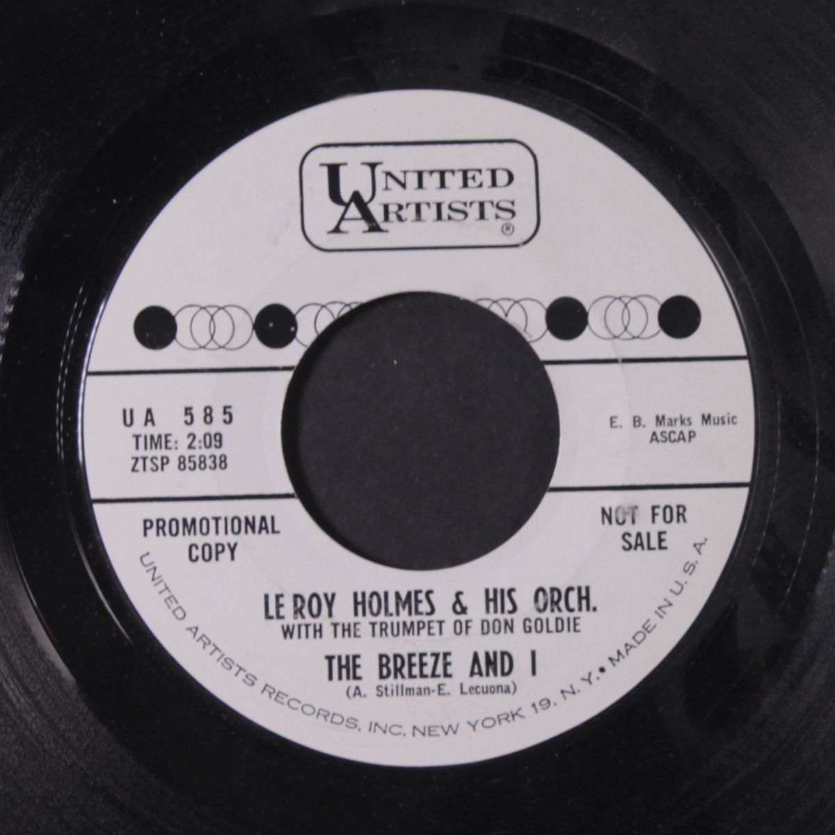 the breeze and i / the bullfighter by LEROY HOLMES ORCHESTRA