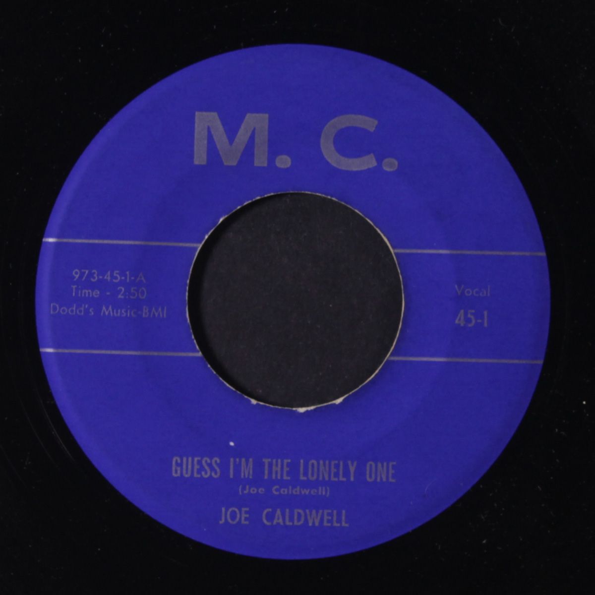 guess i'm the lonely one / rowdy mae is back in town again by JOE CALDWELL & GROUP