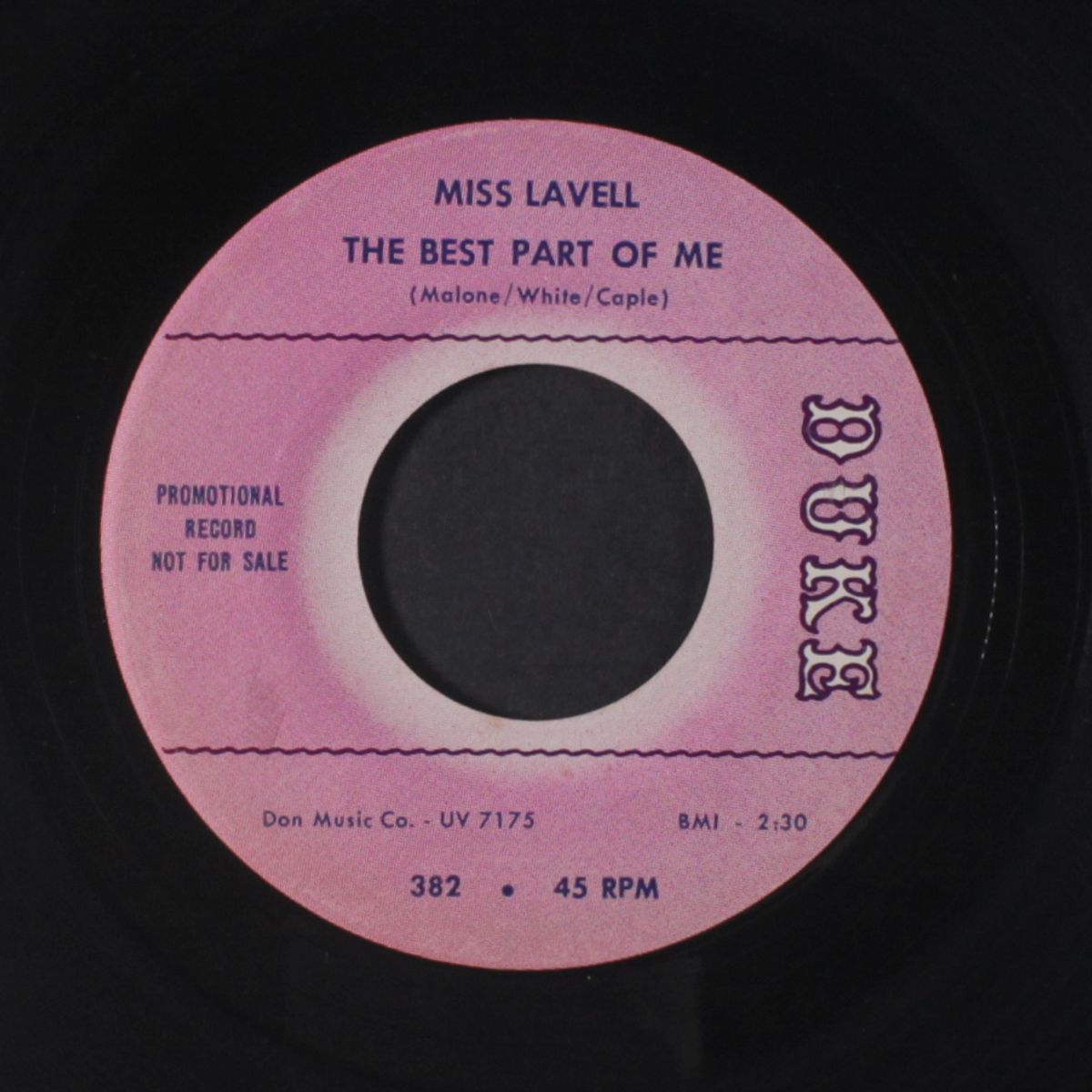 everybody's got somebody / the best part of me by MISS LAVELL