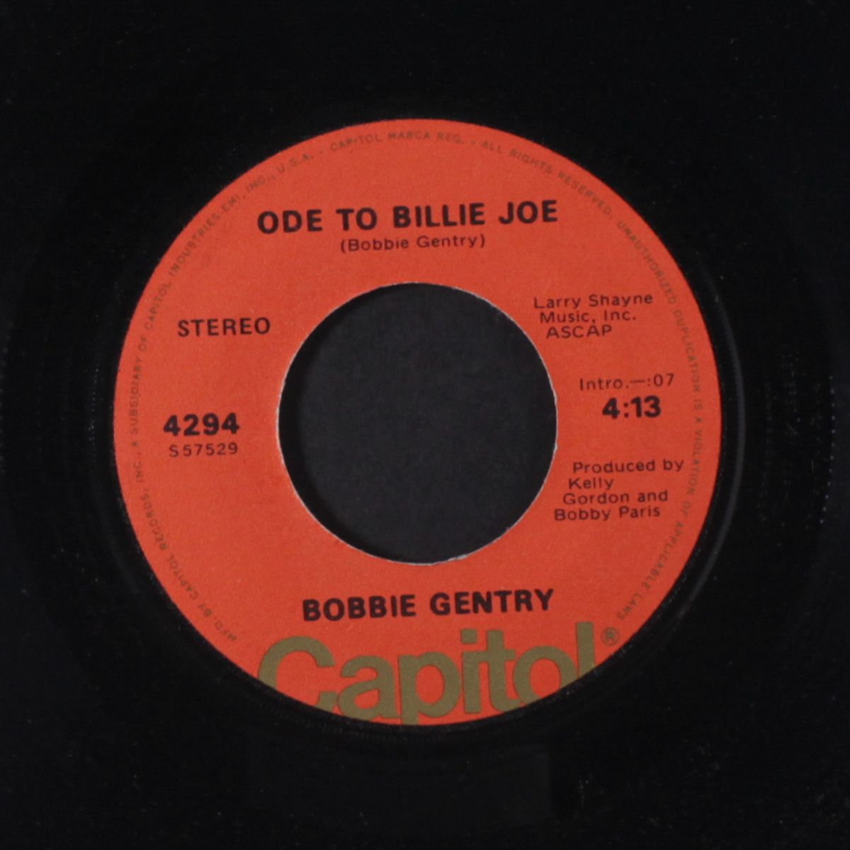 ode to billie joe / mississippi delta by BOBBIE GENTRY