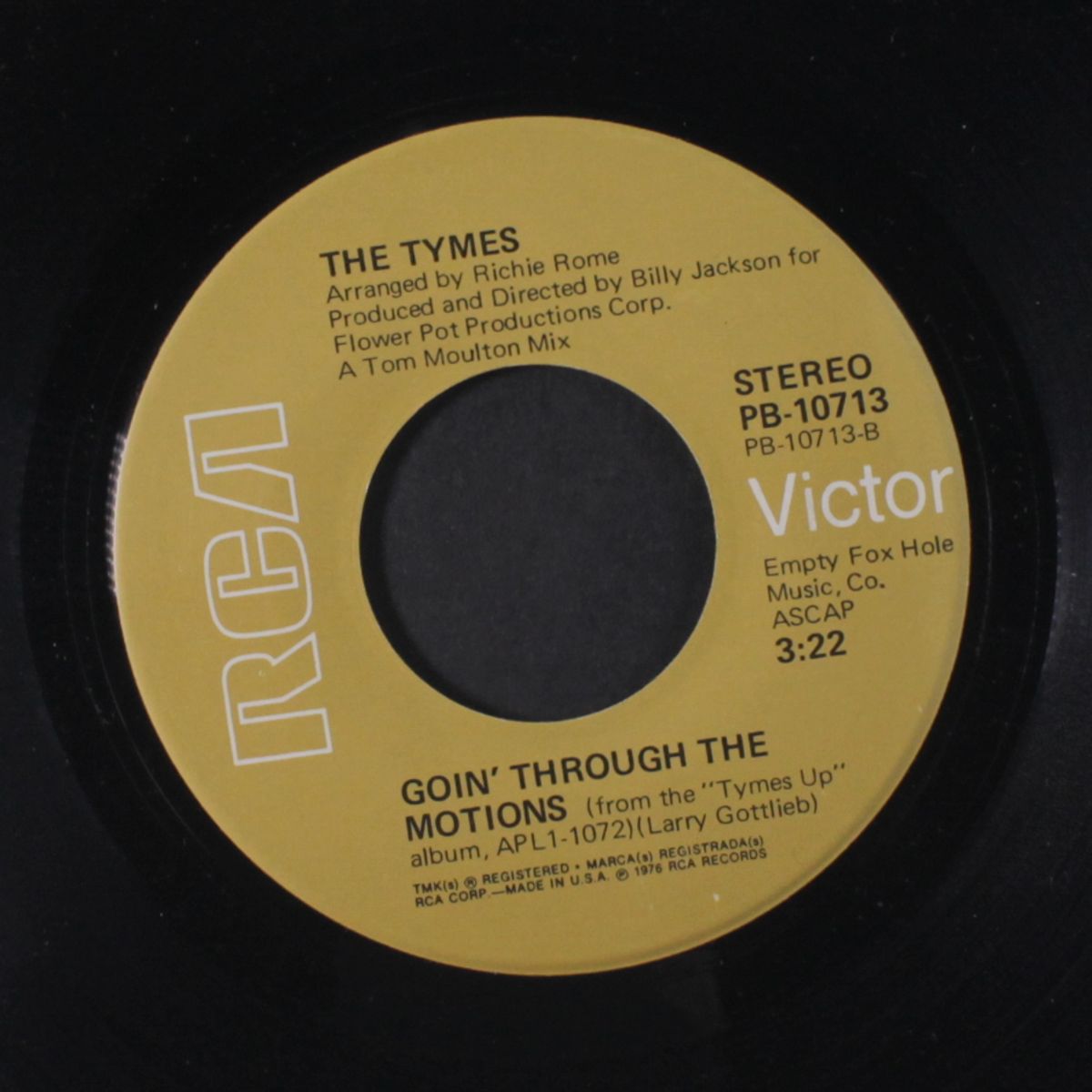 only your love / goin' through the motions by TYMES