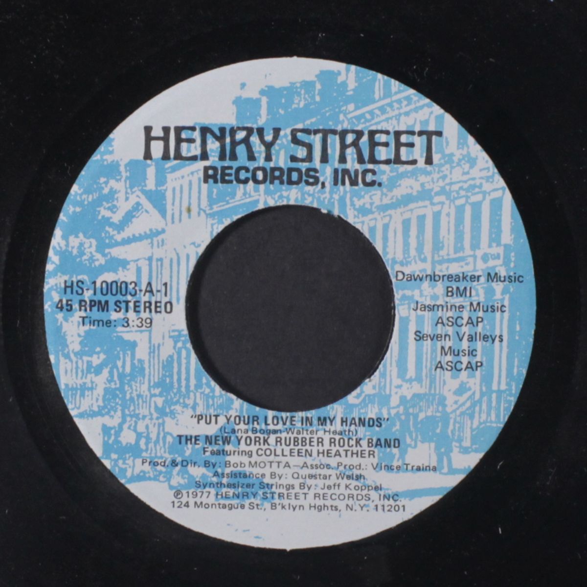 put your love in my hands / peanuts by NEW YORK RUBBER ROCK BAND