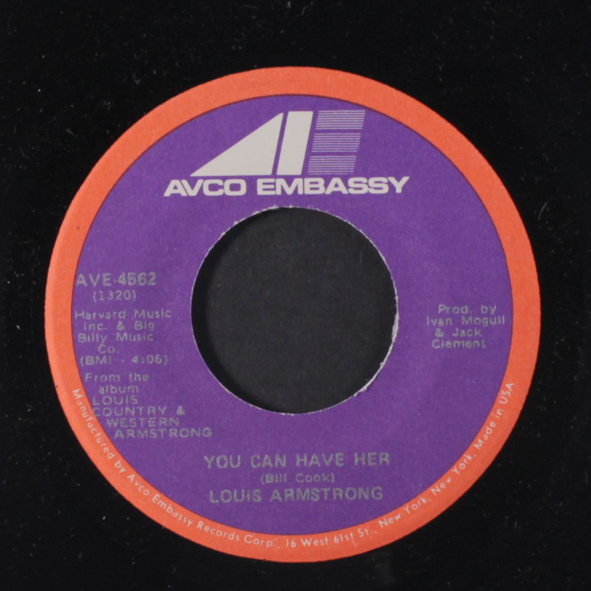 you can have her / miller's cave by LOUIS ARMSTRONG