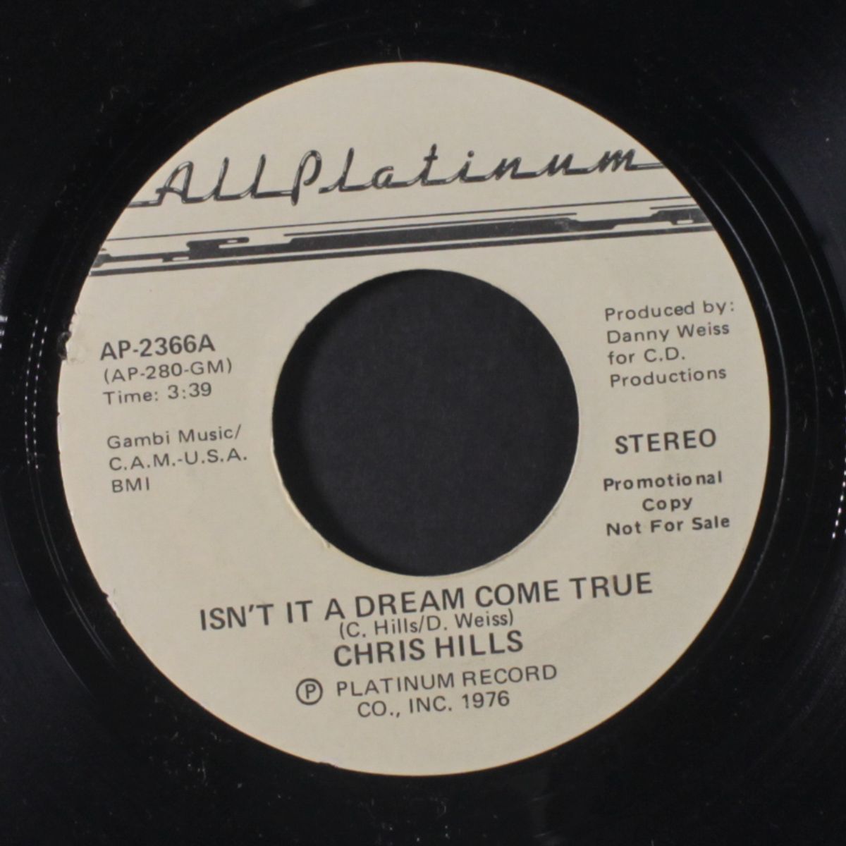 isn't it a dream come true / same by CHRIS HILLS