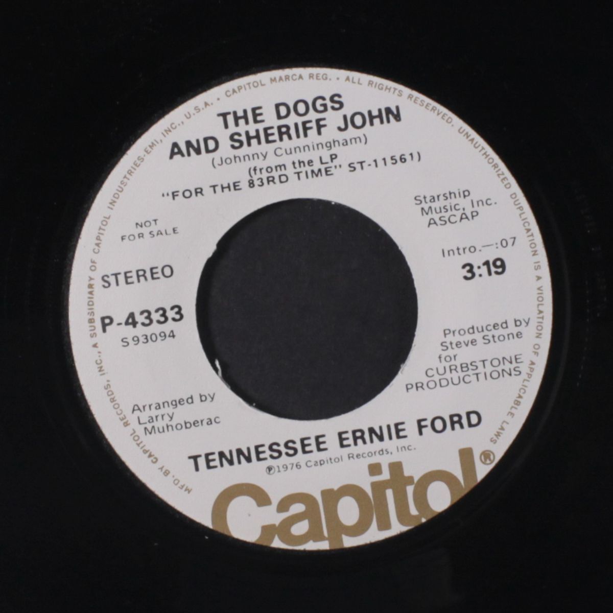 sweet feelin's / the dogs and sheriff john by TENNESSEE ERNIE FORD