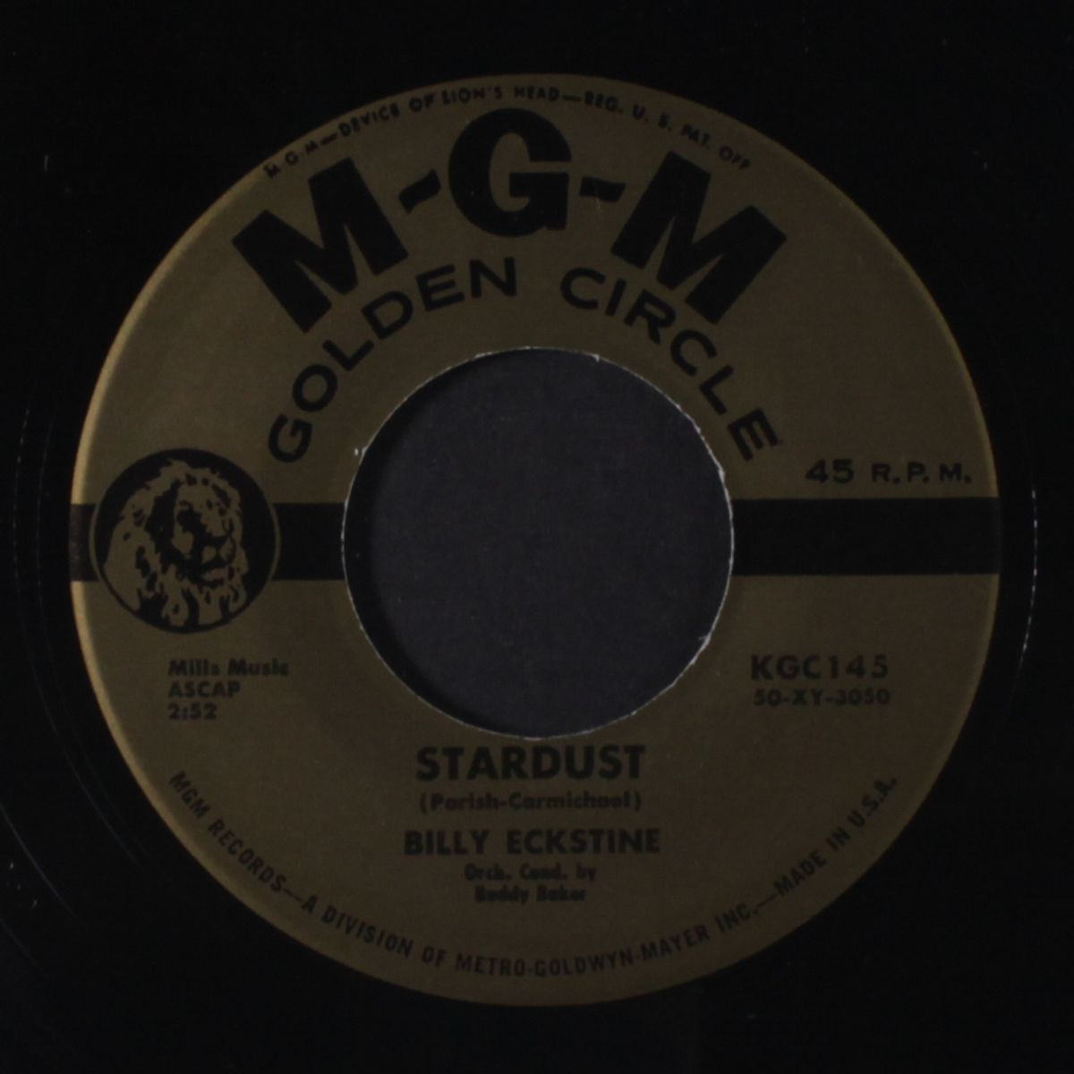 stardust / i apologize by BILLY ECKSTINE