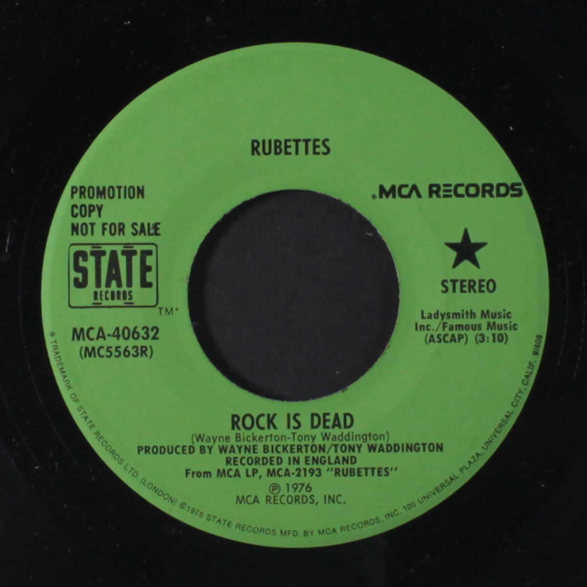 rock is dead / same by RUBETTES