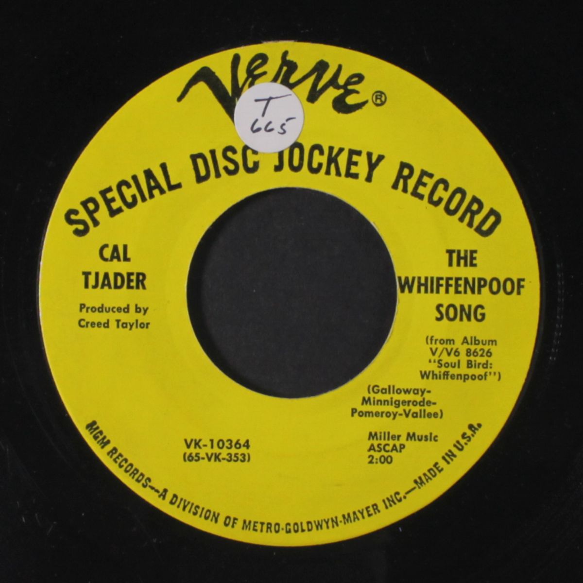 soul bird / the whiffenpoof song by CAL TJADER