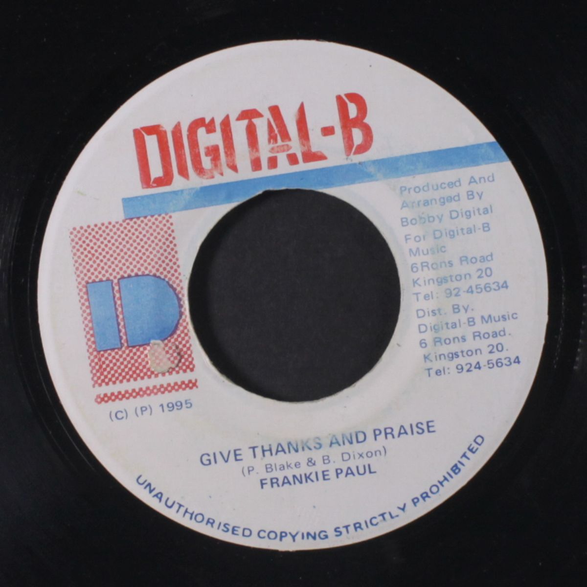 give thanks and praise / version by FRANKIE PAUL