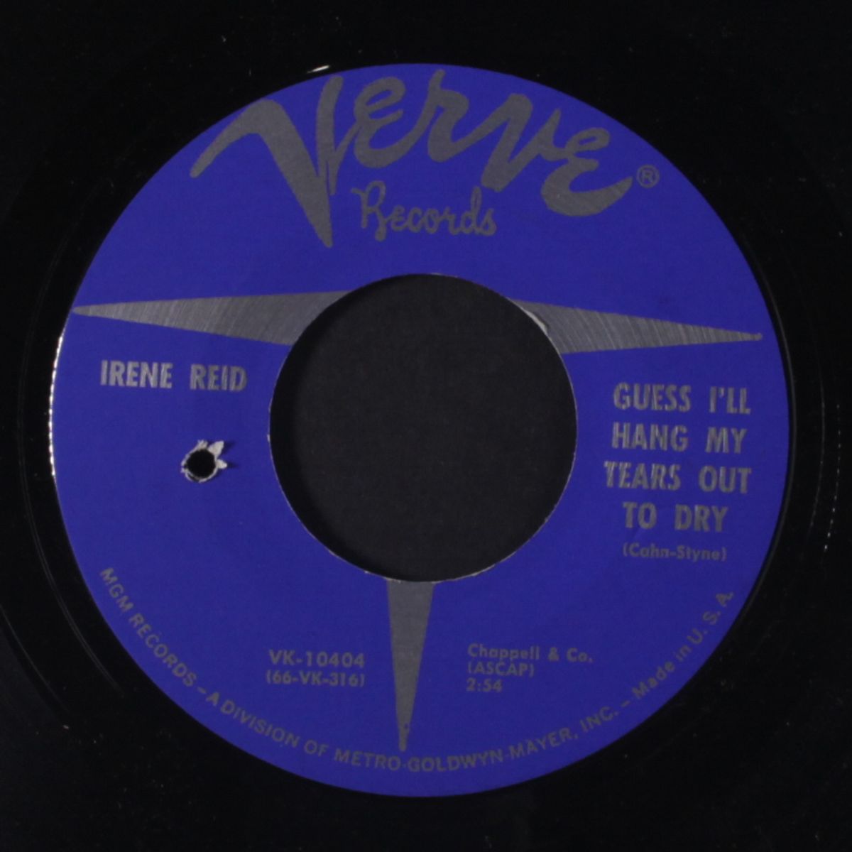 guess i'll hang my tears out to dry / it's too late by IRENE REID