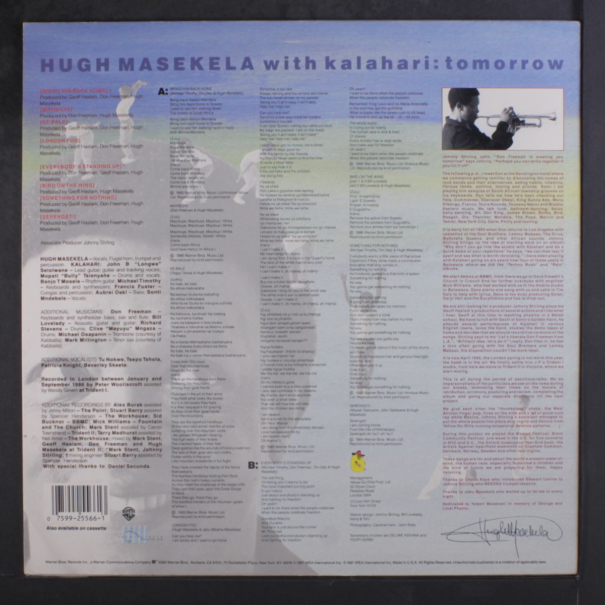 tomorrow by HUGH MASEKELA