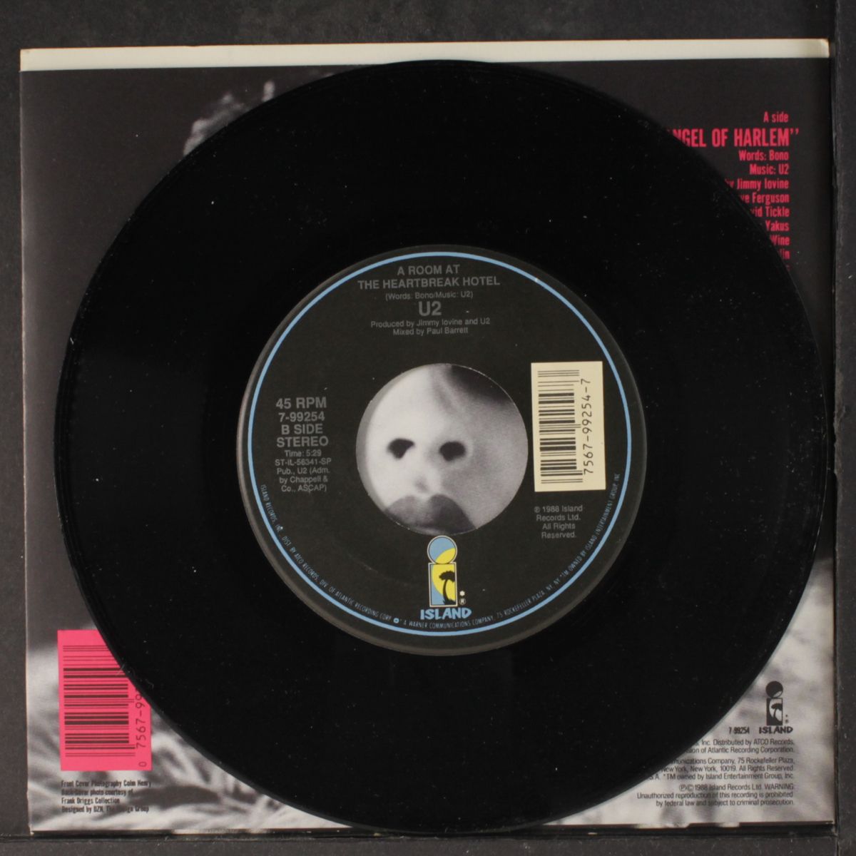 angel of harlem / a room at the heartbreak hotel by U2