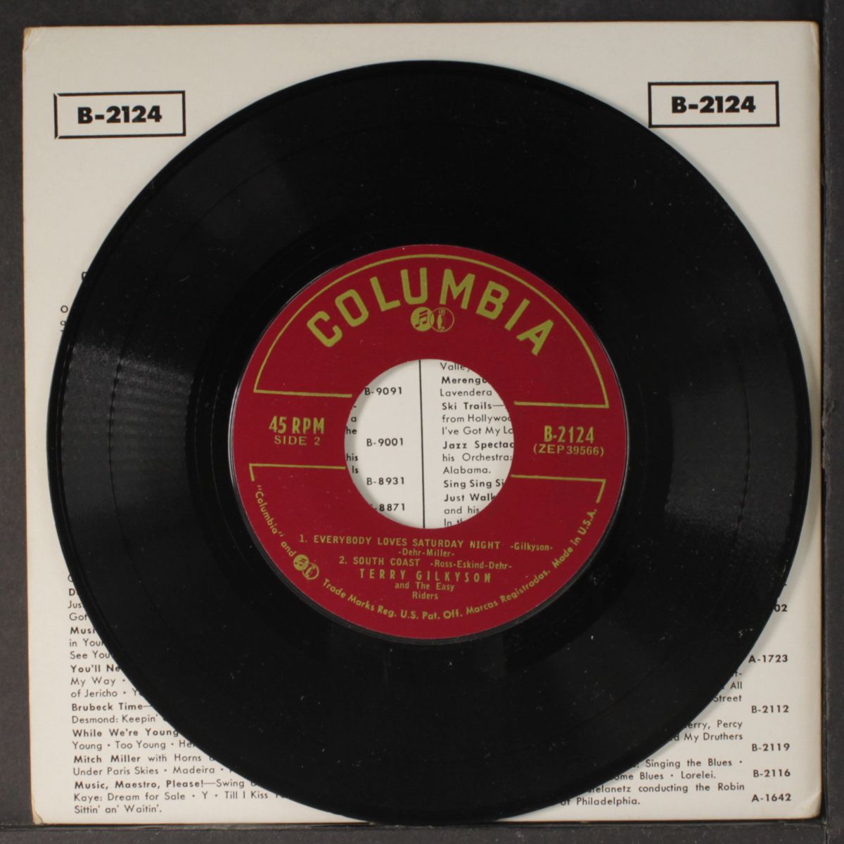marianne and other tropical songs by TERRY GILKYSON