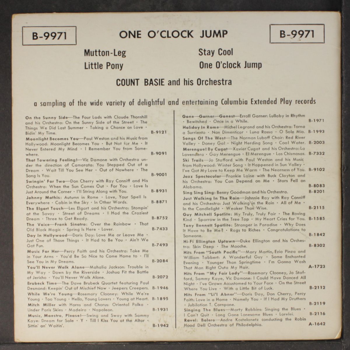 one o'clock jump by COUNT BASIE