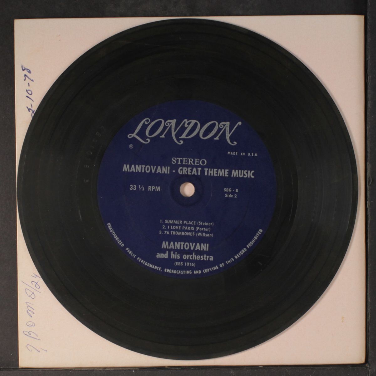 great theme music by MANTOVANI