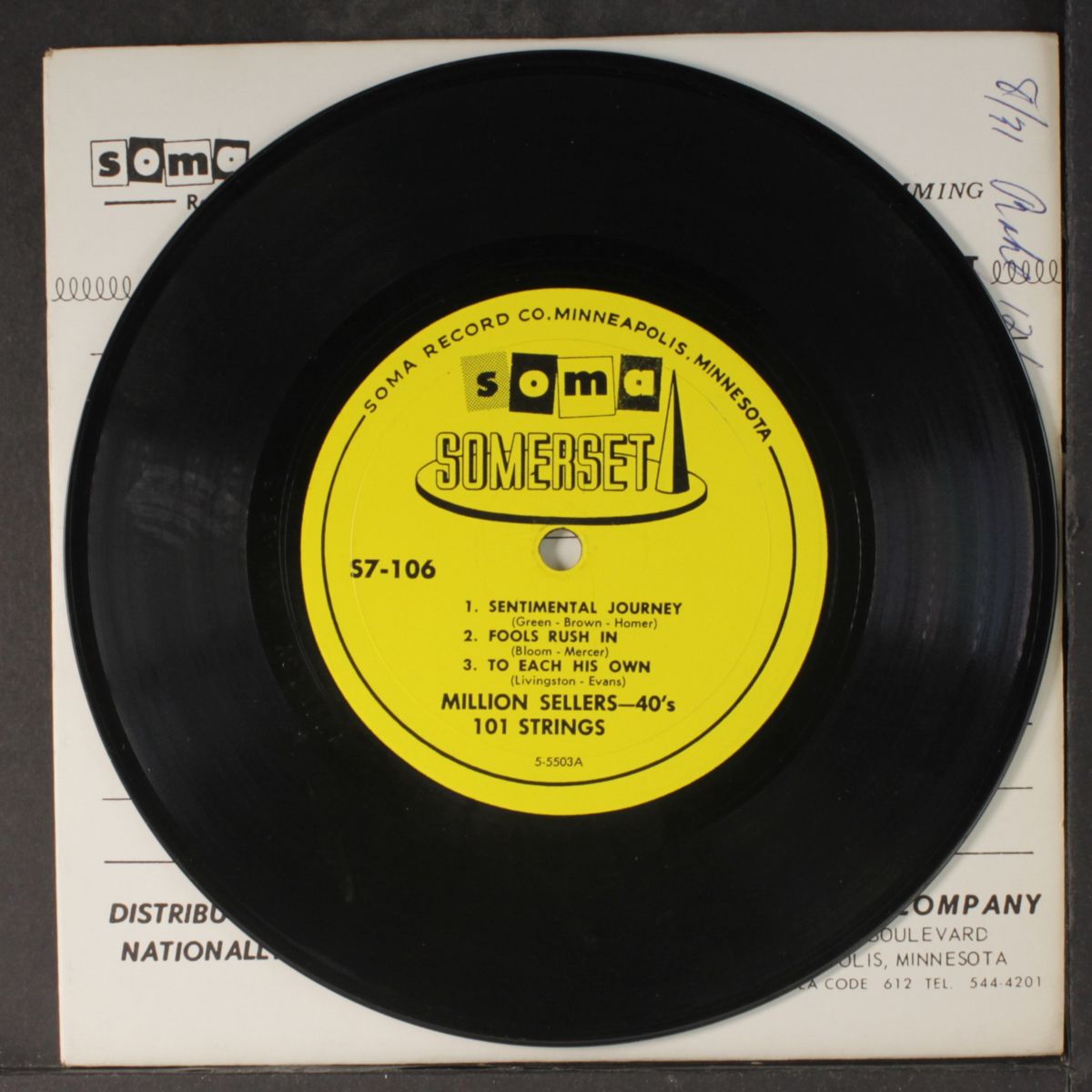 million seller hits of the 40's by 101 STRINGS