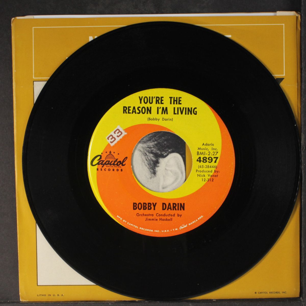 you're the reason i'm living / now you're gone by BOBBY DARIN