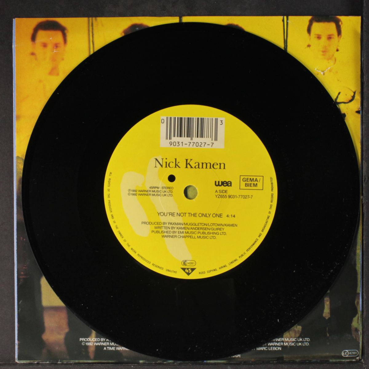 you're not the only one by NICK KAMEN