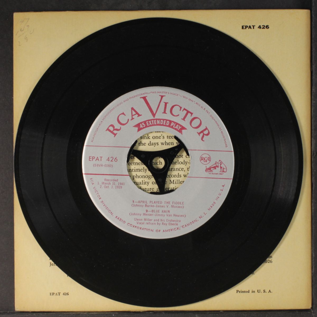 ah spring by GLENN MILLER