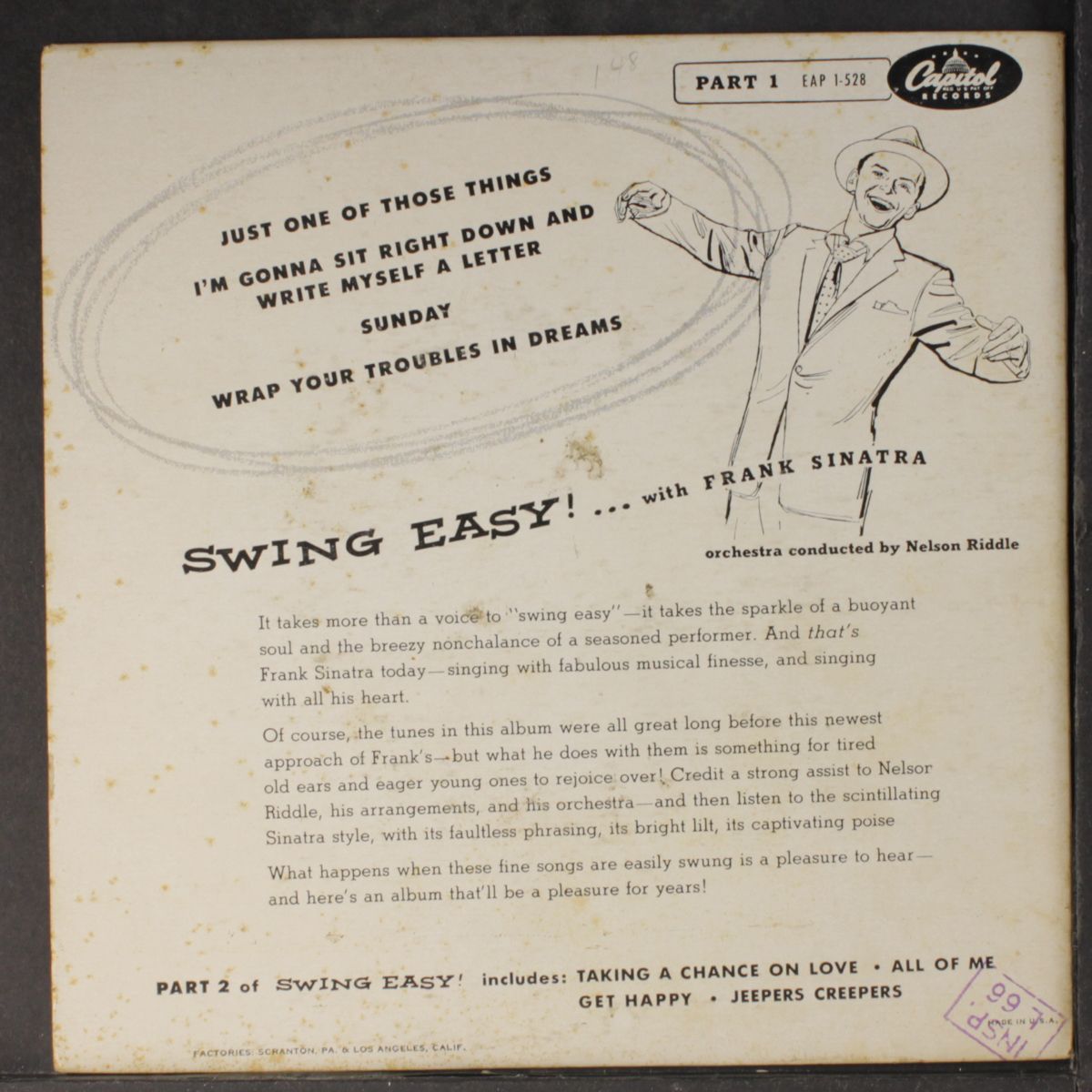 swing easy! by FRANK SINATRA