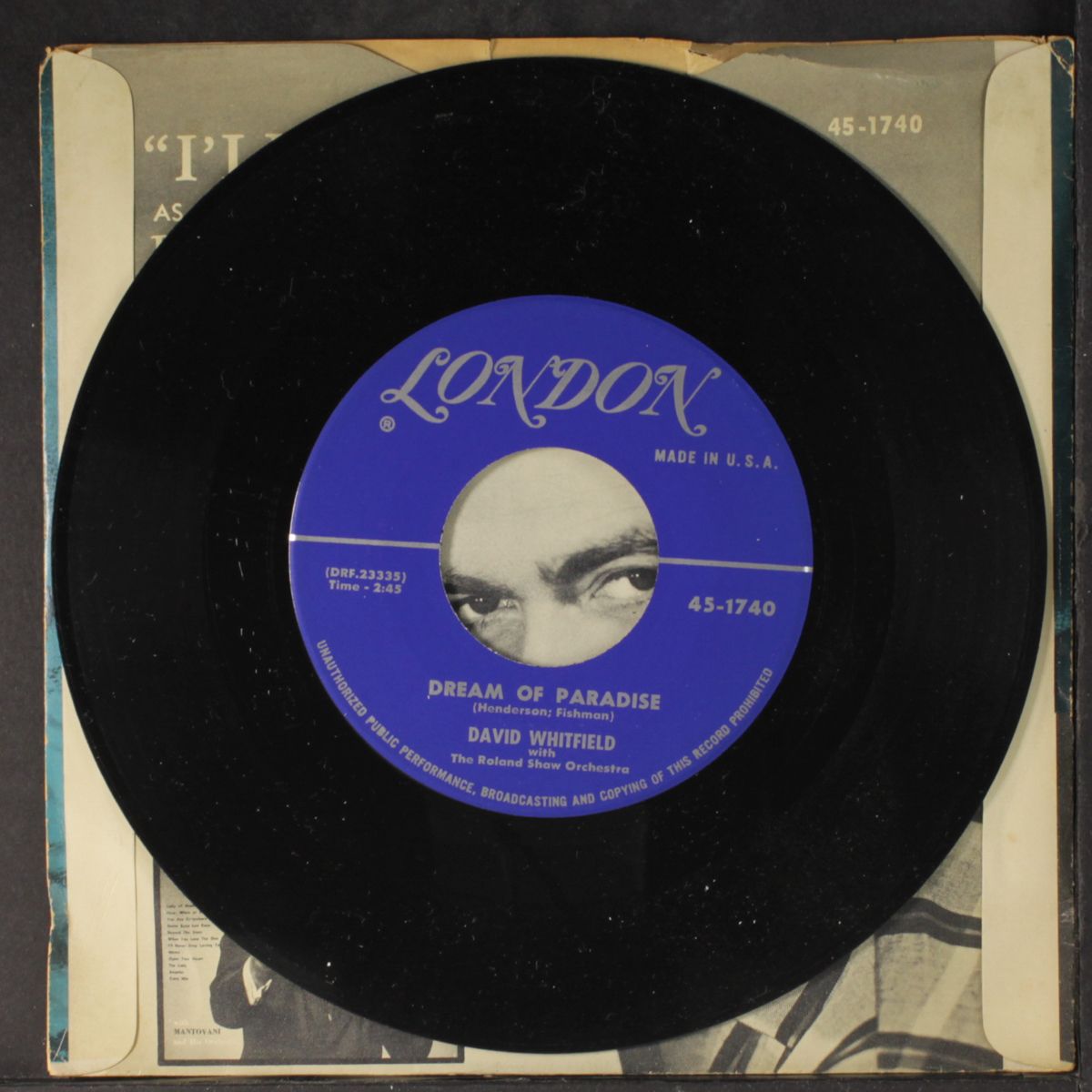 i'll find you / dream of paradise by DAVID WHITFIELD