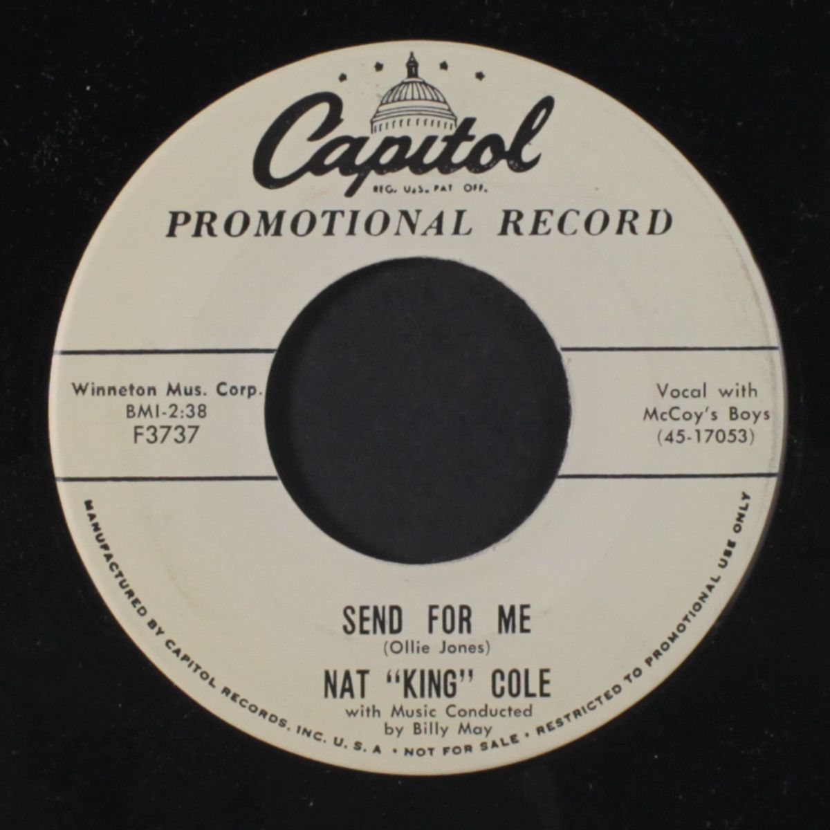 my personal possession / send for me by NAT KING COLE & FOUR KNIGHTS