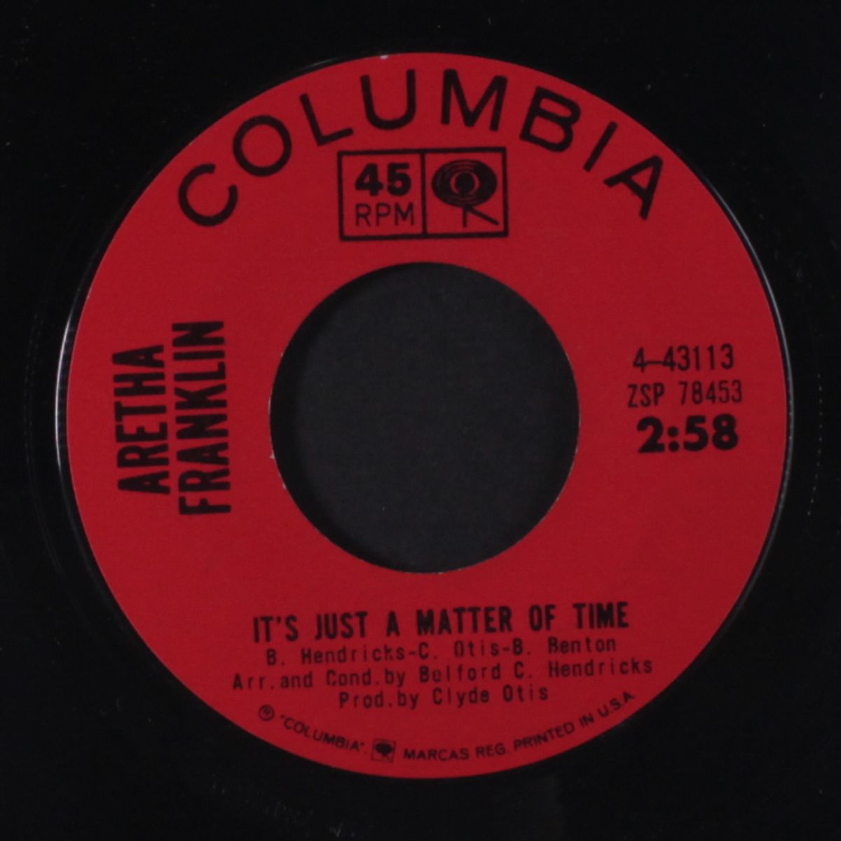 runnin' out of fools / it's just a matter of time by ARETHA FRANKLIN