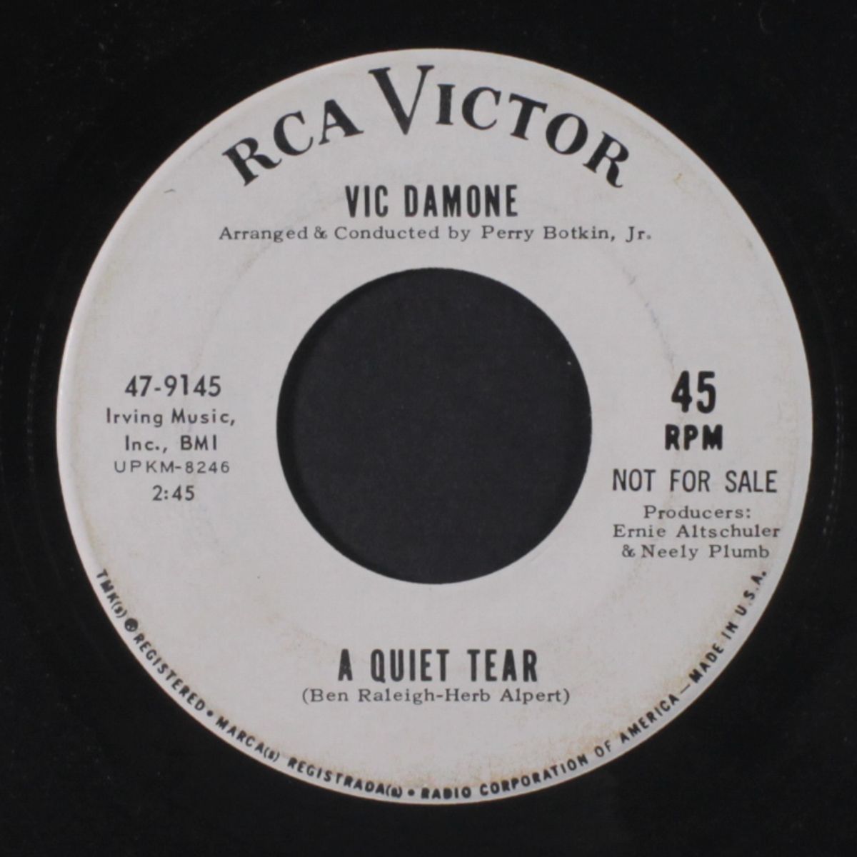 on the south side of chicago / a quiet tear by VIC DAMONE