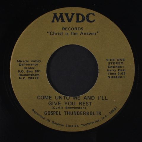 GOSPEL THUNDERBOLTS