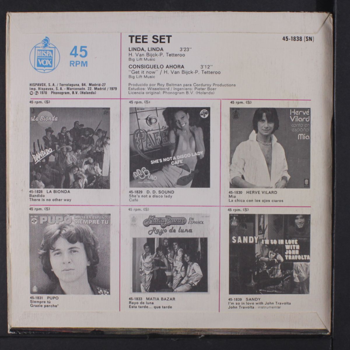 linda, linda / get it now by TEE-SET