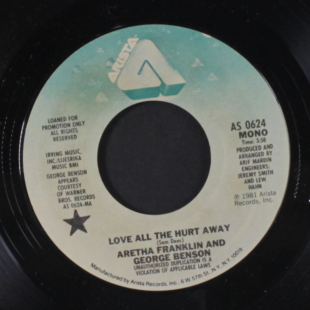 love all the hurt away / mono by ARETHA FRANKLIN & GEORGE BENSON