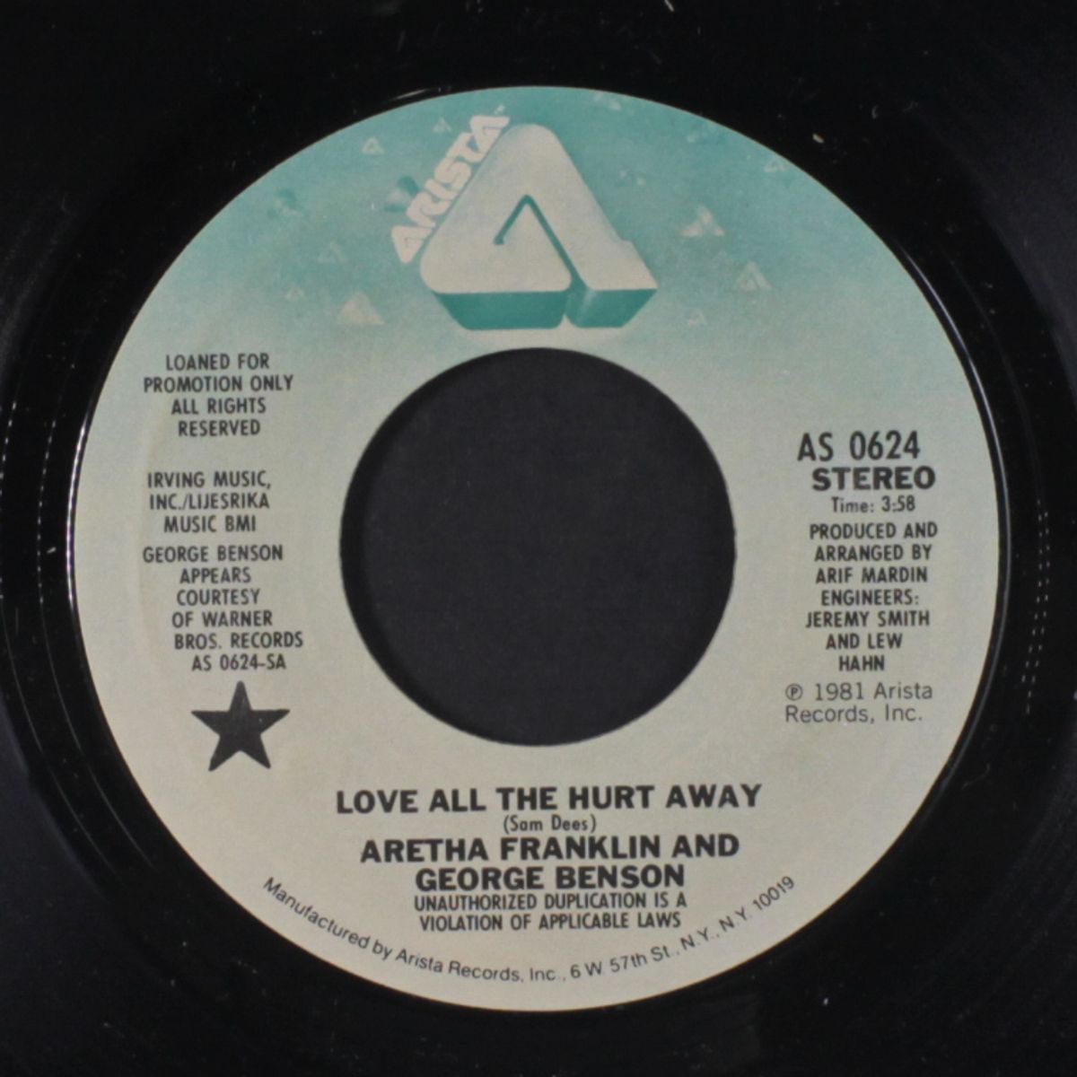 love all the hurt away / mono by ARETHA FRANKLIN & GEORGE BENSON