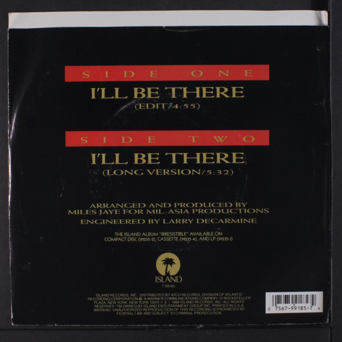 i'll be there by MILES JAYE