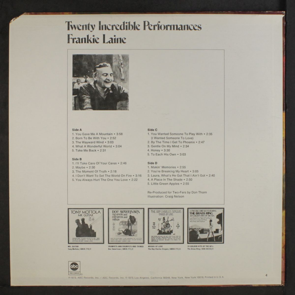 twenty incredible performances by FRANKIE LAINE