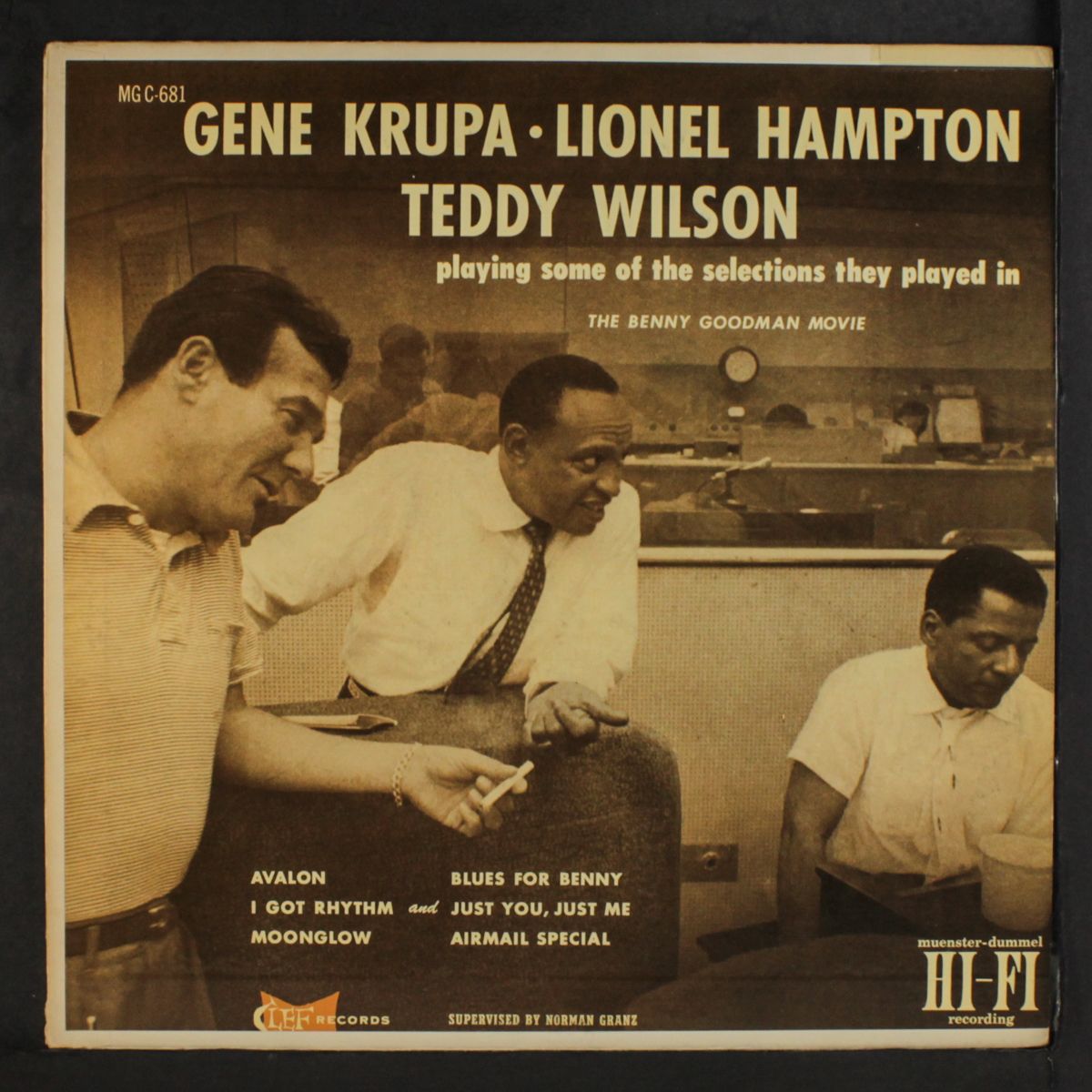 playing some of the selections they played in the benny goodman movie by GENE KRUPA, LIONEL HAMPTON, TEDDY WILSON