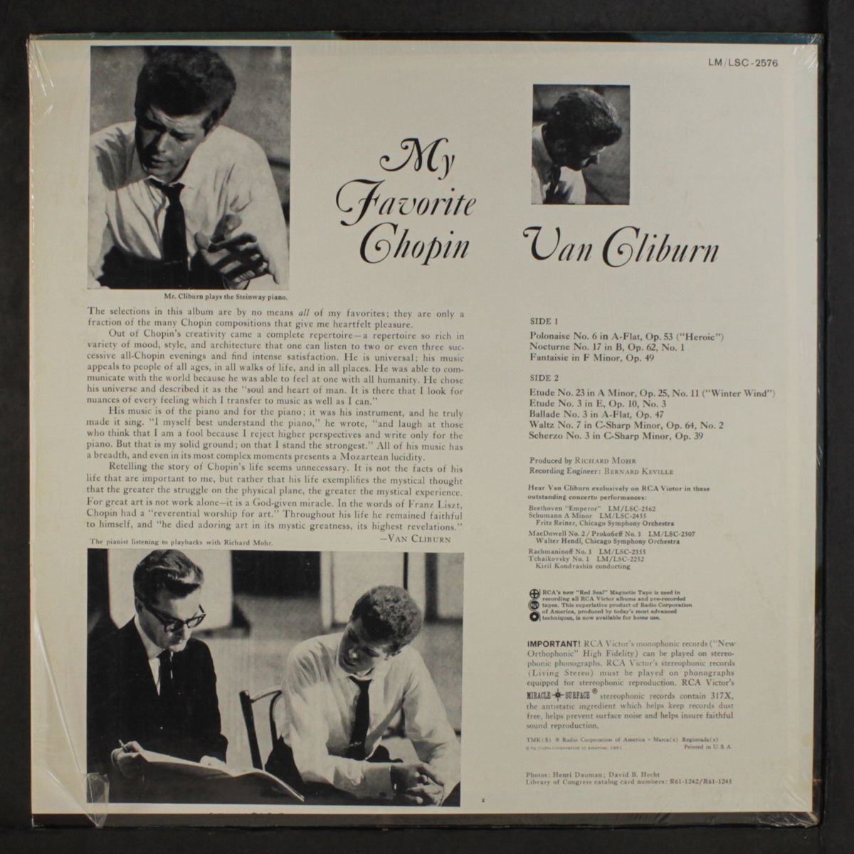 my favorite chopin by VAN CLIBURN