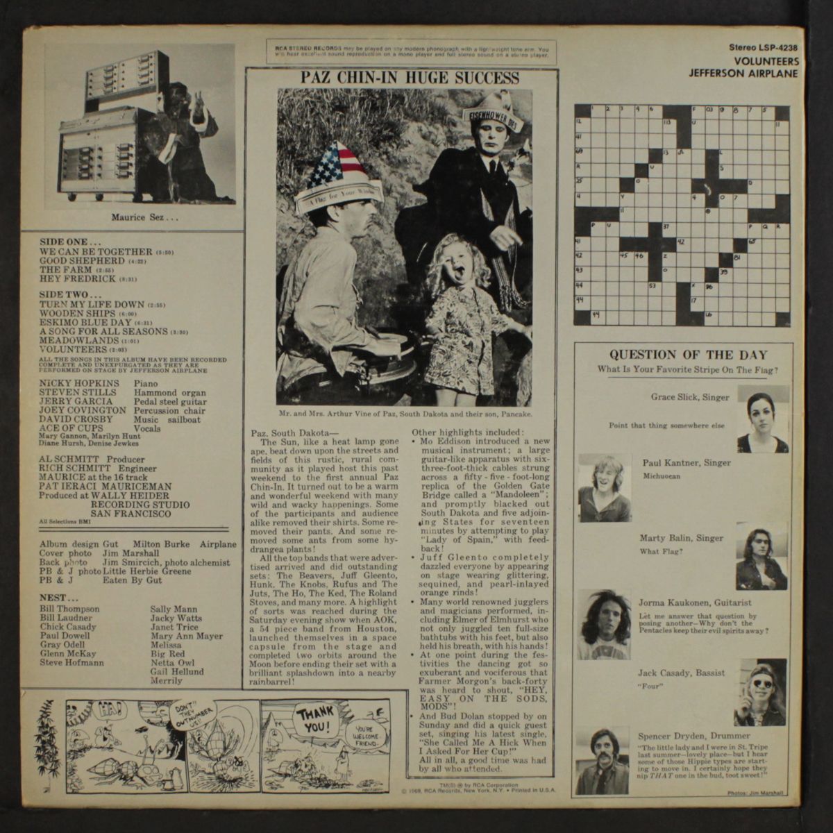 volunteers by JEFFERSON AIRPLANE