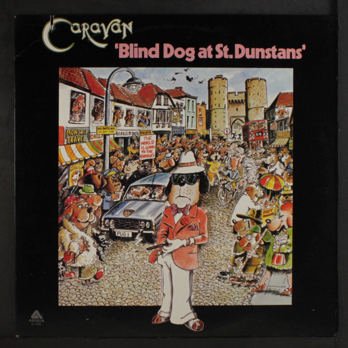 blind dog at st. dunstans by CARAVAN