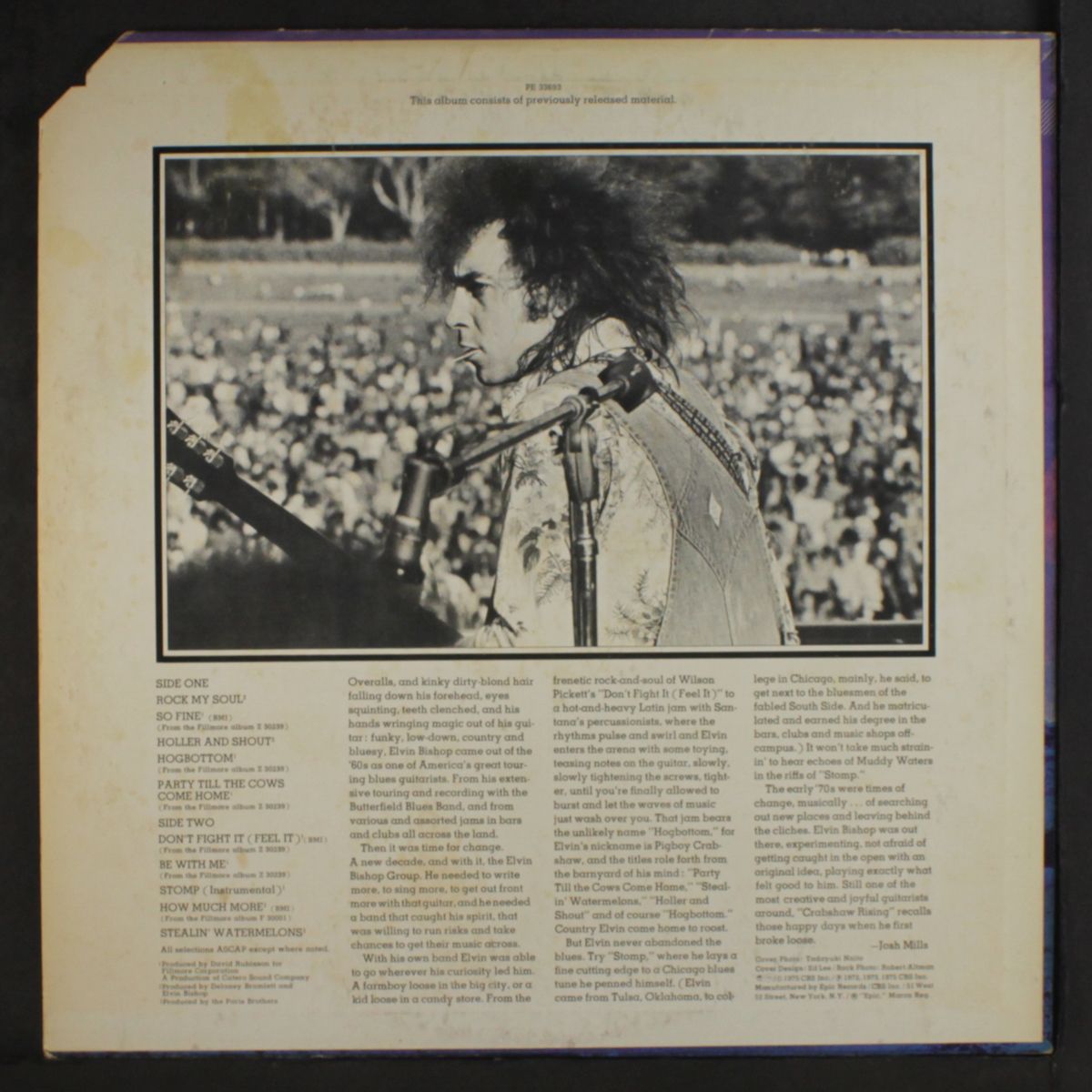 crabshaw rising - the best of elvin bishop by ELVIN BISHOP