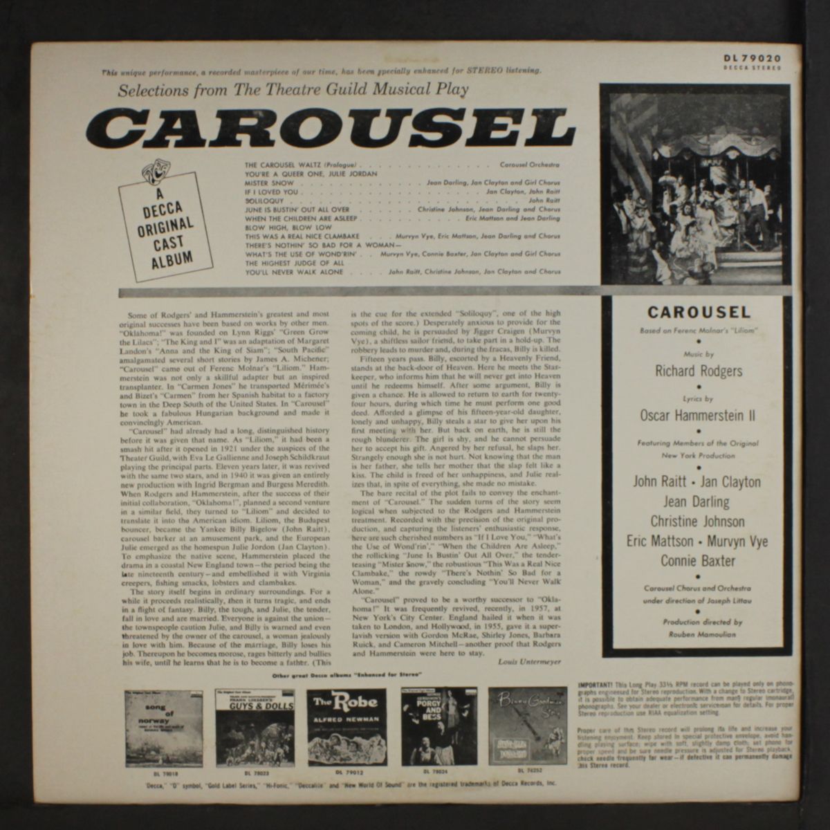 carousel by ORIGINAL CAST
