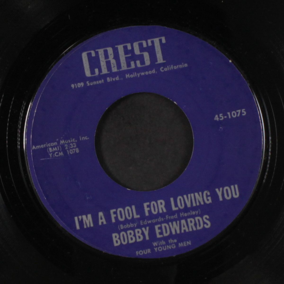 you're the reason / i'm a fool for loving you by BOBBY EDWARDS