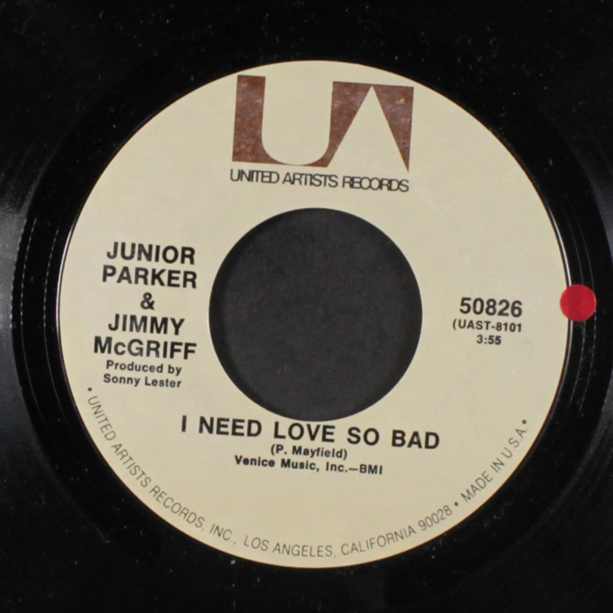 i need love so bad / pretty baby by JUNIOR PARKER & JIMMY MCGRIFF