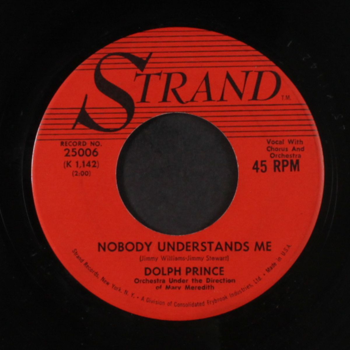nobody understands me / my own true love by DOLPH PRINCE